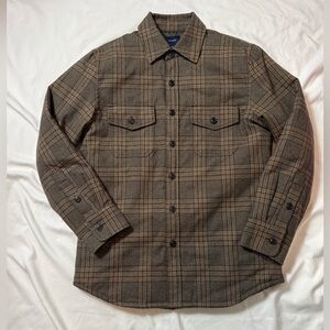 New: J.Crew Flannel Jacket with Quilted Lining - Size: Small - Item #WZ7601